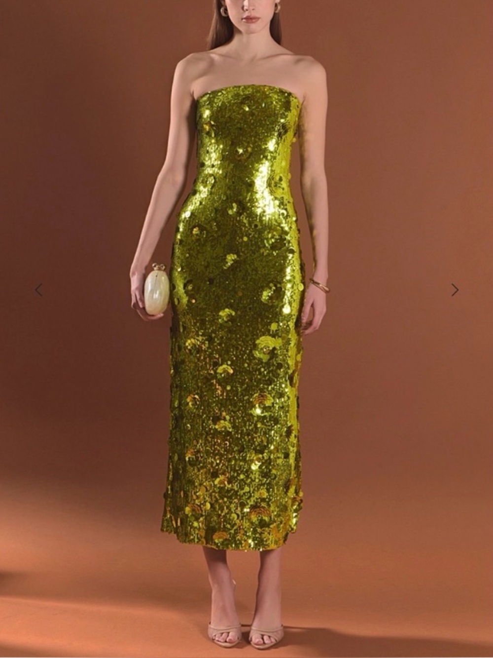 NWOT Endless Rose Strapless Sequin Dress